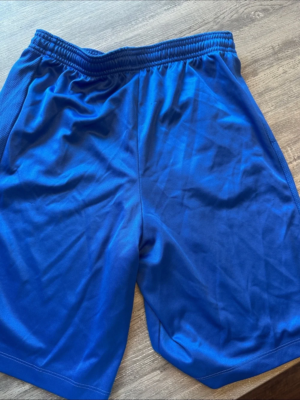 Kids blue Nike shorts